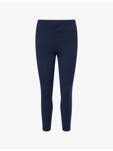 Performance Logo-Print Stretch-Woven Leggings