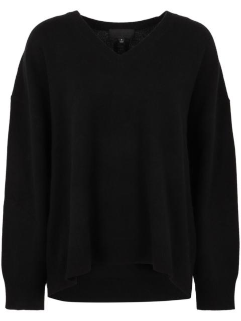 V-neck cashmere jumper