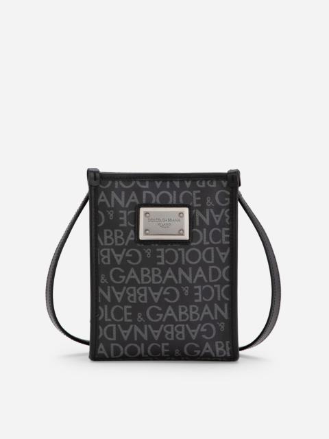 Small printed jacquard shopper