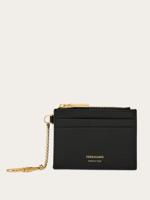 Card holder with key holder