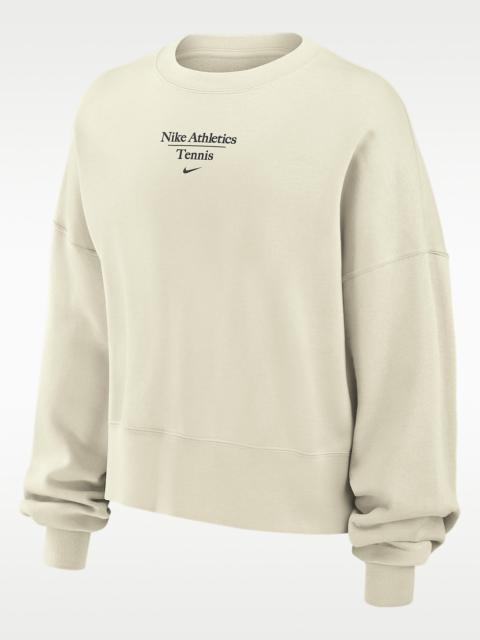 NIke Phoenix Fleece Women's Tennis Crew-Neck Sweatshirt