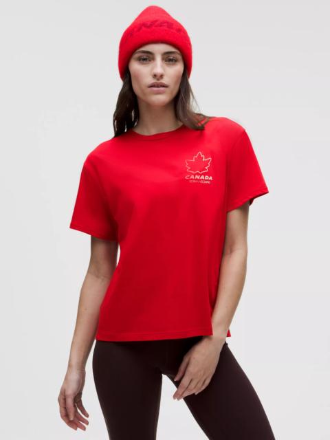 Team Canada Women's Cotton Jersey T-Shirt *COC Logo