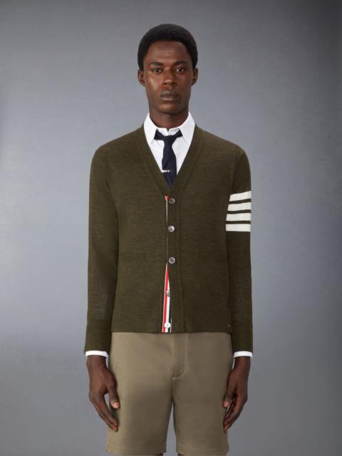 Fine Merino Wool 4-Bar Classic Cardigan