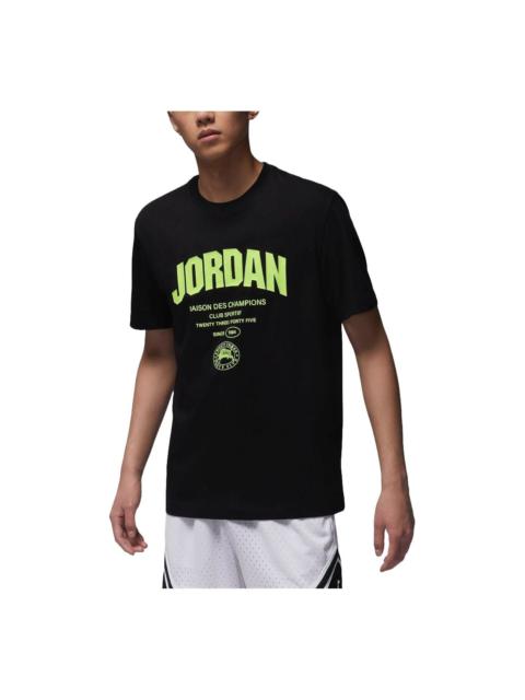 Air Jordan Sport Dri-FIT Graphic T-shirt Asia Sizing 'Black' FZ1926-010