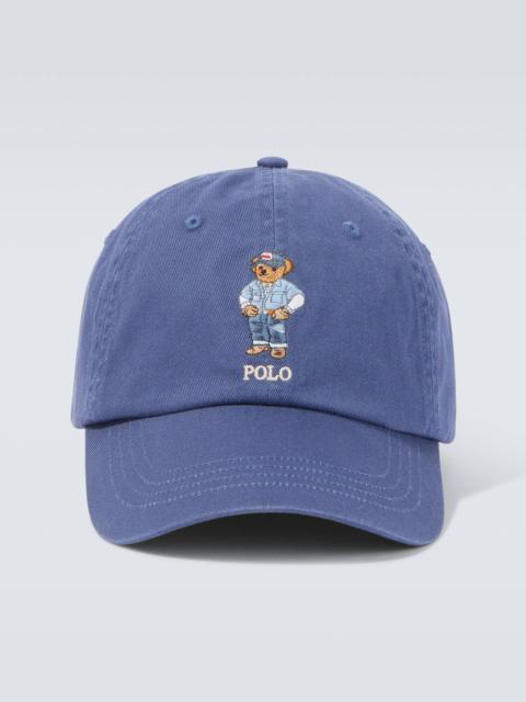 Polo Bear cotton twill baseball cap