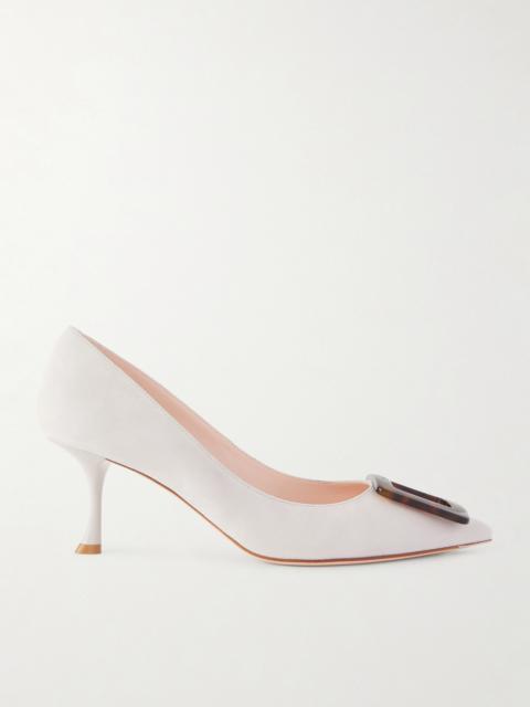 Viv In The City 65 Buckled Suede Pumps