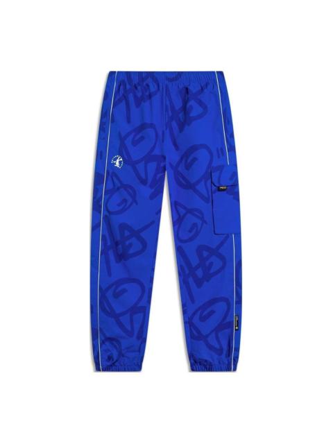 Li-Ning x Disney Oswald All-Over Print Joggers Pants 'Blue' AYKT305-4