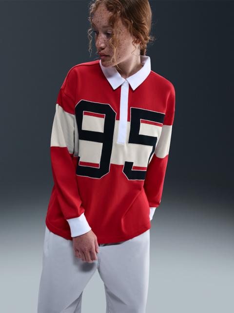 Nike Sportswear Women's Long-Sleeve Graphic Polo Top