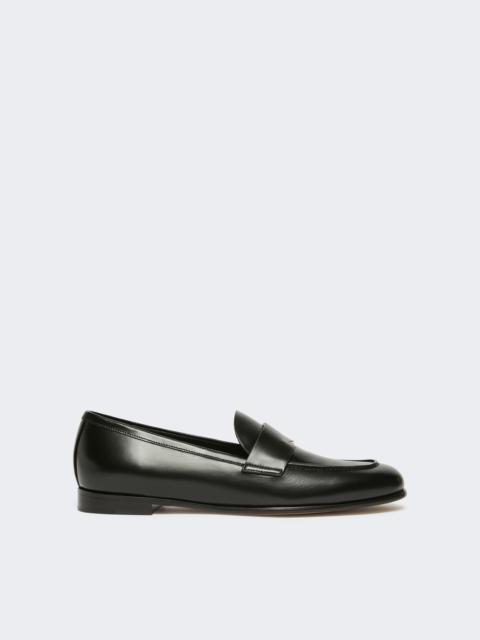REGENTMOC Semi-glossy leather moccasins