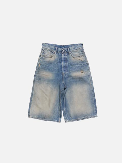 Denim shorts - Loose Fit - Mid blue