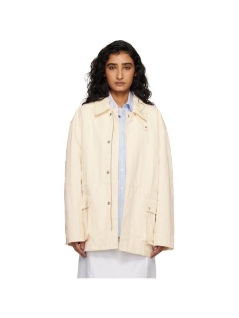 Off-White Cotton Chore Jacket