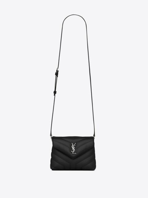 loulou toy strap bag in matelassé "y" leather