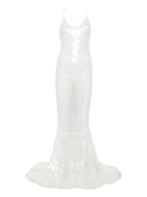Fara sequin-embellished gown