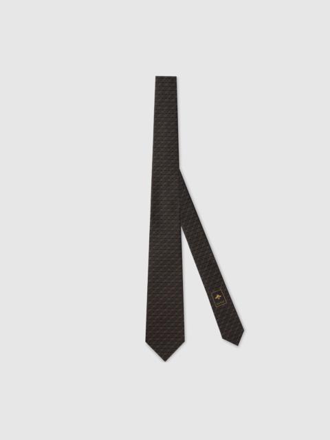 GG silk jacquard tie
