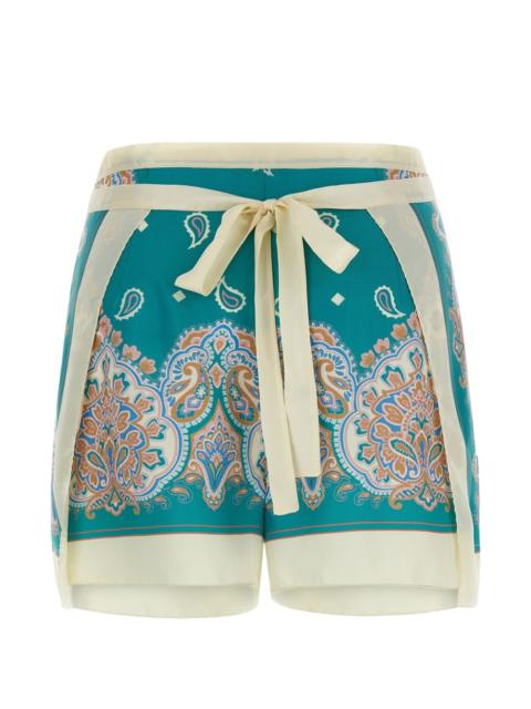Merengue-print shorts
