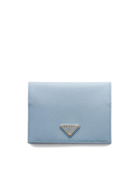 Saffiano-leather passport holder
