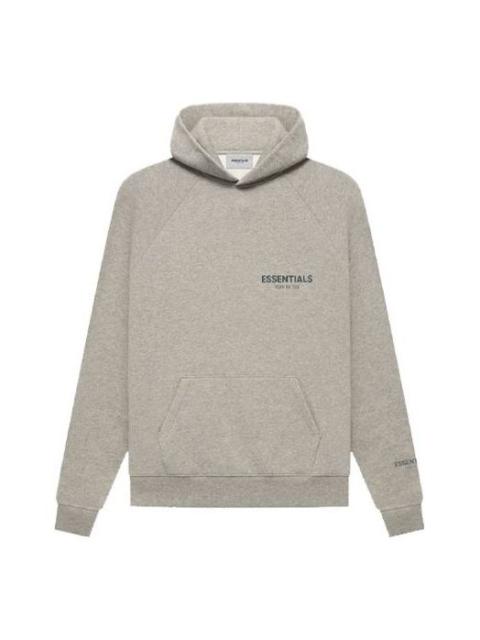 Fear of God Essentials FW21 Hoodie 'Dark Heather Oatmeal' FOG-FW21-158