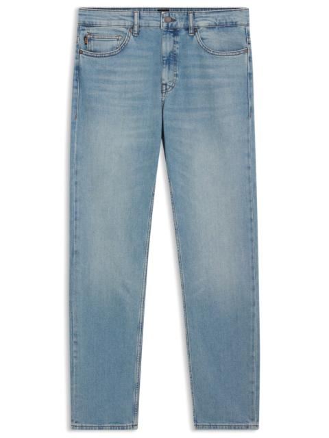 DELAWARE SLIM-FIT JEANS IN BRIGHT-BLUE COMFORT-STRETCH DENIM