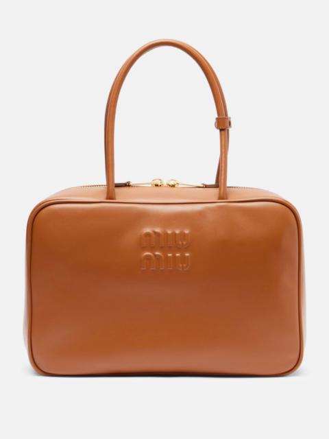 Beau leather tote bag