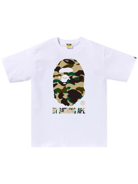 BAPE 1st Camo By Bathing Ape Tee 'White/Yellow'