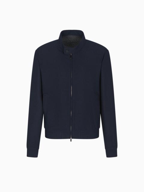ICON WOOL-BLEND BOUCLÉ JERSEY BLOUSON