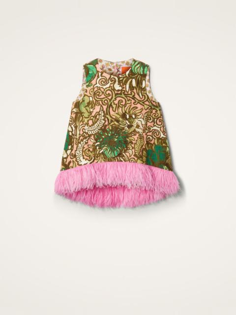 La Scala Top (With Feathers)