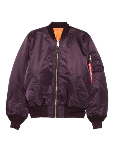 zip-up bomber jacket