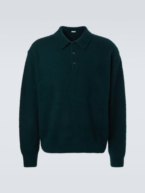Cashmere polo sweater