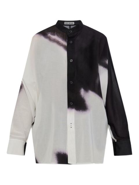 Shadow Study abstract-print button-up shirt