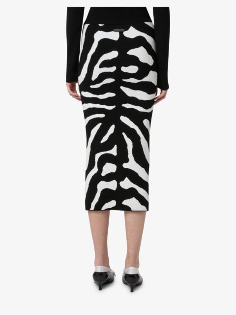 PRINTED STRETCH SKIRT