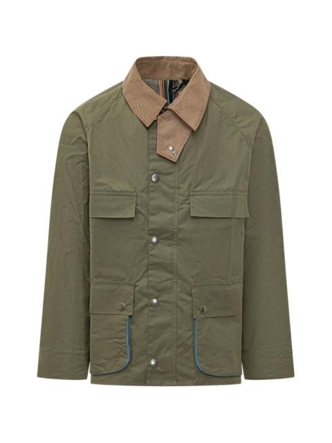 x Paul Smith corduroy-collar jacket