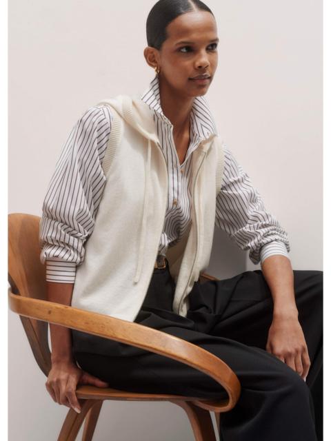 Sleeveless Zip Hoodie