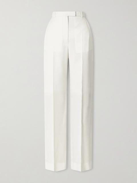 Grain De Poudre Wool Straight-leg Pants