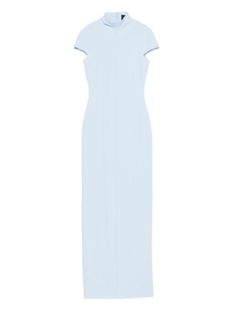 Lang mock-neck maxi dress