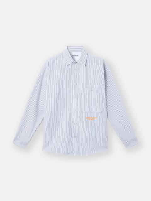 1100007 STRIPED OXFORD COTTON_STONE ISLAND MARINA