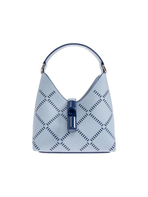 Goccia cut-out leather small tote bag