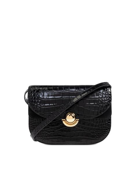small Sfera crocodile-embossed shoulder bag