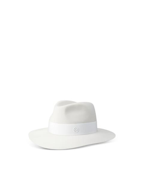 Henrietta ribbon-detailed fedora hat