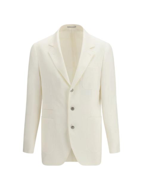 single-breasted blazer