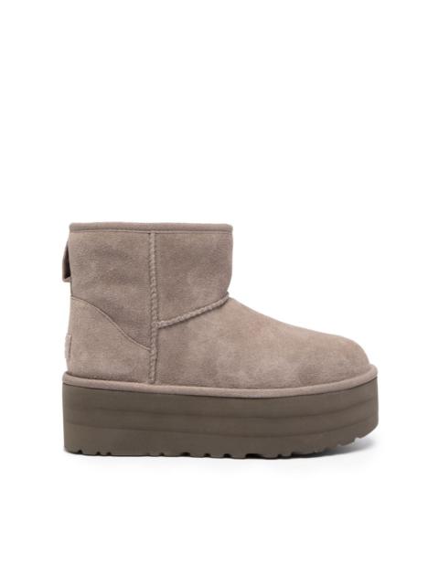 Classic Ultra Mini 50mm suede platform boots