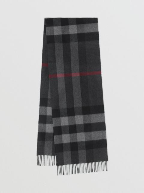 Check Cashmere Scarf