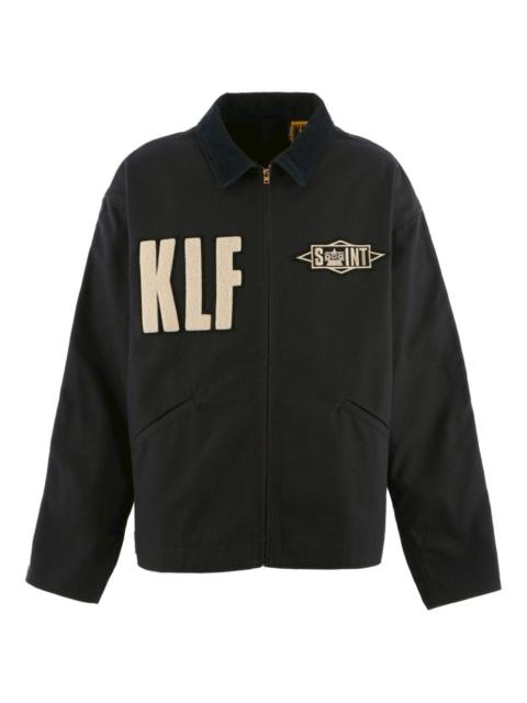 x TLF corduroy-collar jacket