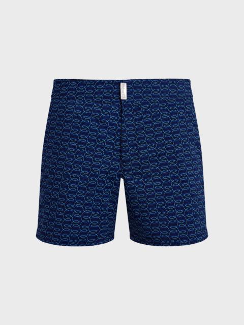 Men Flatbelt Swim trunks Fish Net