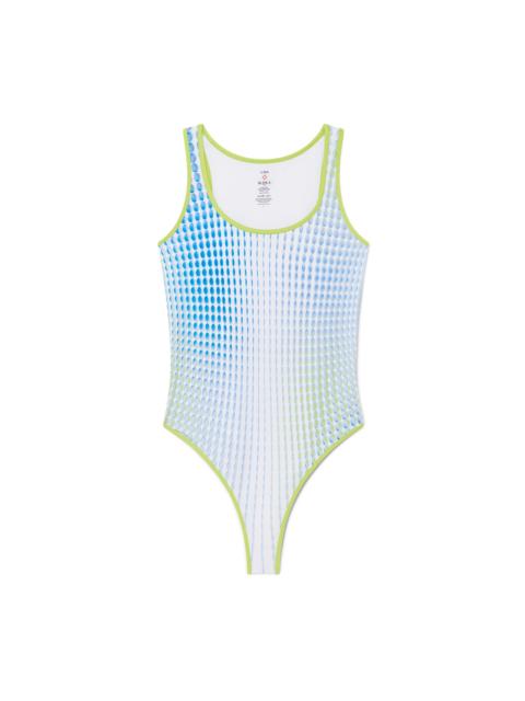 Gradient Printed Swimsuit