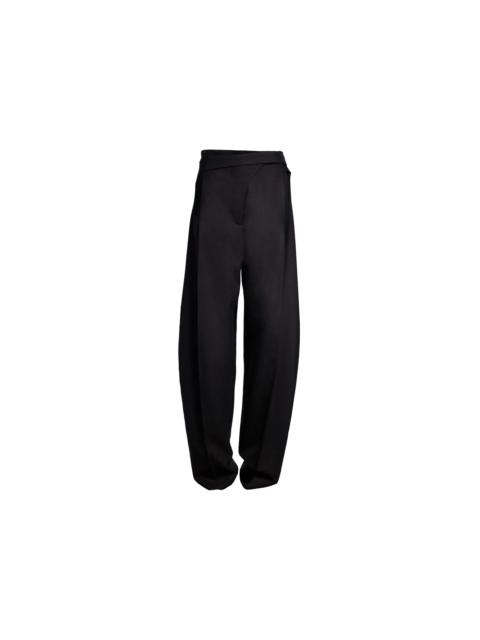 Mugler H&M Wool Cut-Out Pants Black