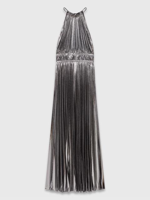 Pleated maxi dress
