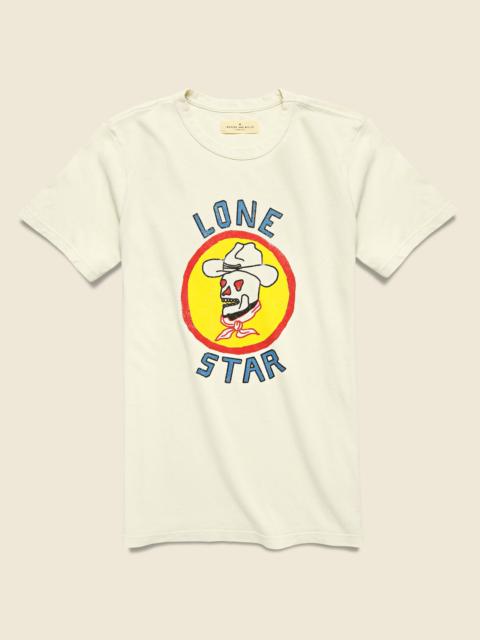 Lone Star Cowboy Tee - Vintage White