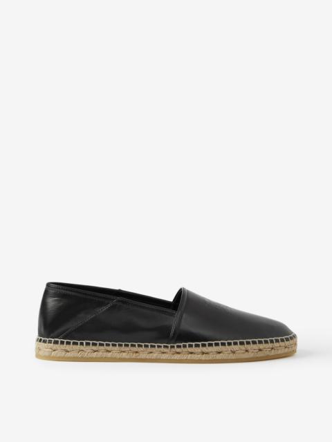 EKD Leather Espadrilles