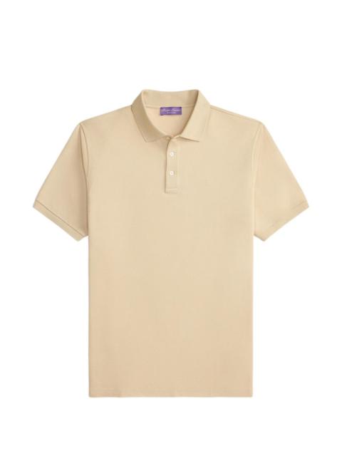 logo-embroidered polo shirt