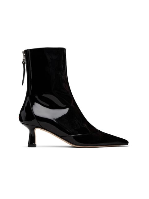 Black Sila Patent Leather Boots